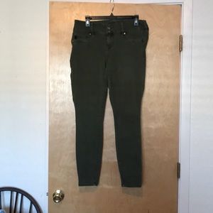 Olive Denim Jeggings